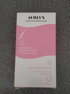 AURLUX Instant Hair Removal Kit - Pink & White